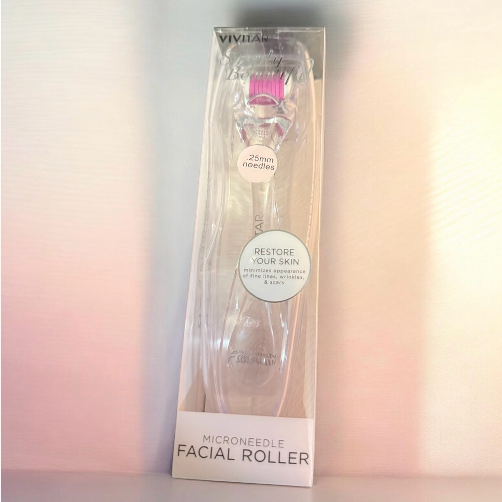 Vivitar Microneedle Facial Roller With 0.25mm Needles For Skin Care & Rejuvenate